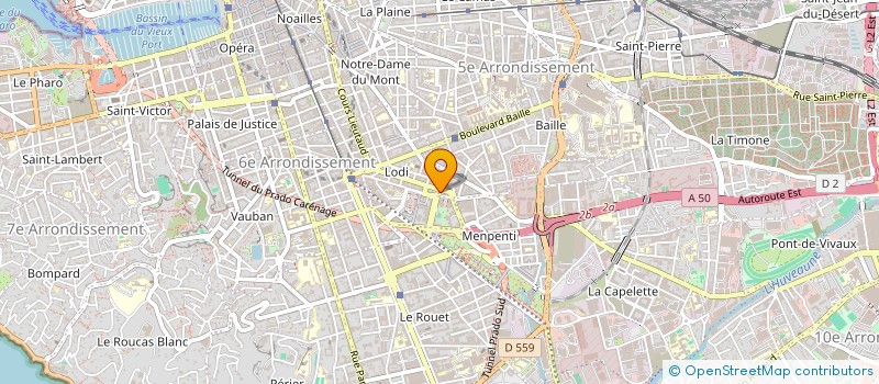 localisation de l'entreprise VIVRE à MARSEILLE