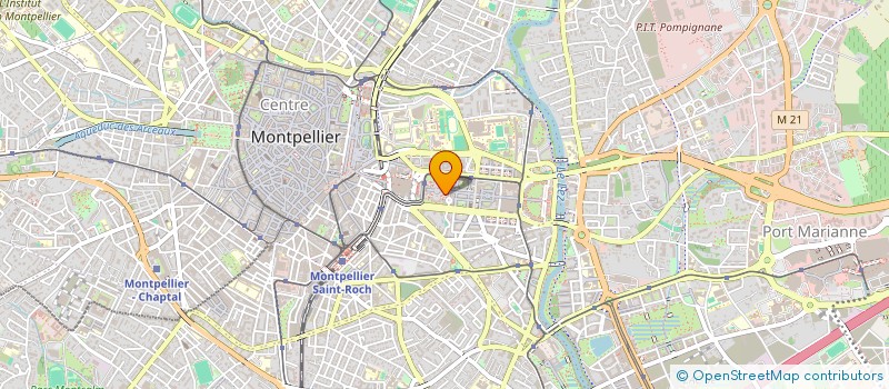 localisation de l'entreprise VIVRE A ANTIGONE à MONTPELLIER