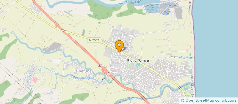 localisation de l'entreprise VIVRE A BRAS PANON à BRAS-PANON