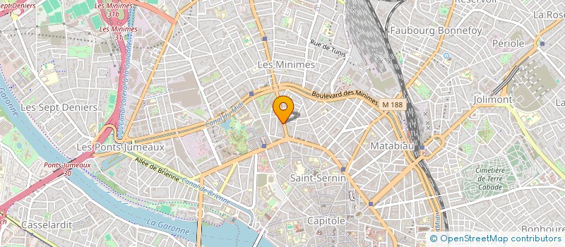 localisation de l'entreprise VIVRE A DOMICILE à TOULOUSE