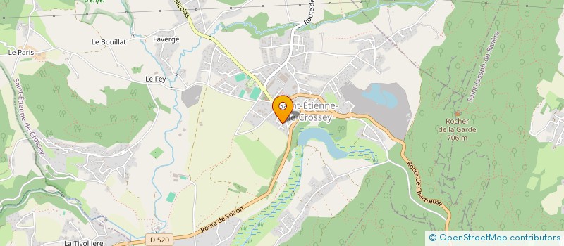 localisation de l'entreprise VIVRE A LA BONHEUR  SAINT-ETIENNE-DE-CROSSEY