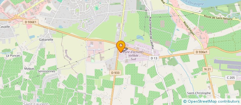 localisation de l'entreprise VIVRE A LA CAMPAGNE à BERGERAC