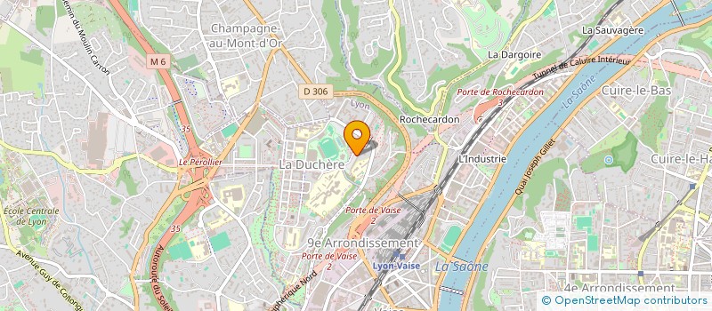 localisation de l'entreprise VIVRE A LA DUCHERE  LYON