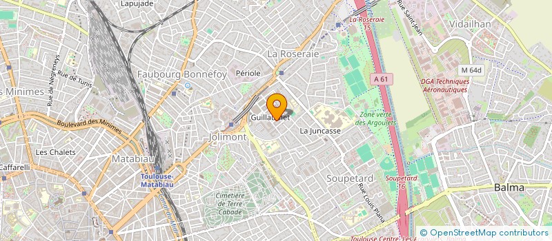 localisation de l'entreprise VIVRE A LATITUDE 43 à TOULOUSE