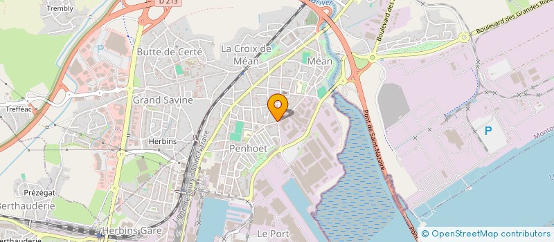 localisation de l'entreprise VIVRE A MEAN-PENHOET  SAINT-NAZAIRE