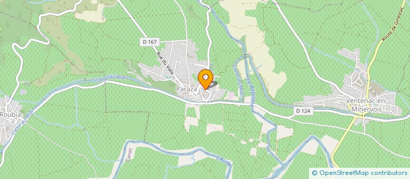 localisation de l'entreprise VIVRE A PARAZA  PARAZA