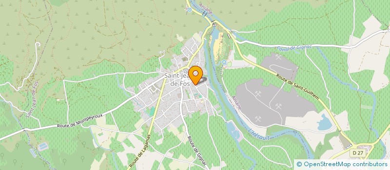 localisation de l'entreprise VIVRE A SAINT JEAN  SAINT-JEAN-DE-FOS