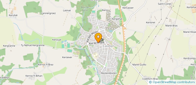 localisation de l'entreprise VIVRE A TI AIEUL à CAUDAN