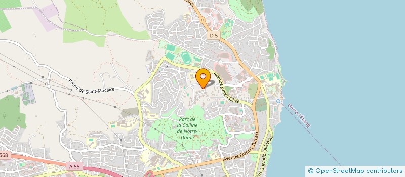 localisation de l'entreprise VIVRE A TRAVERS L ART  MARTIGUES