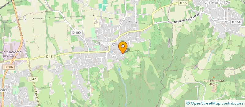 localisation de l'entreprise VIVRE AU BOIS DIEU  LISSIEU