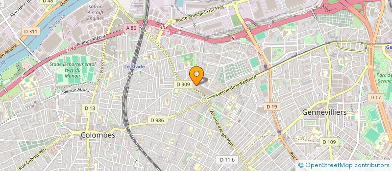 localisation de l'entreprise VIVRE AU MIEUX à COLOMBES