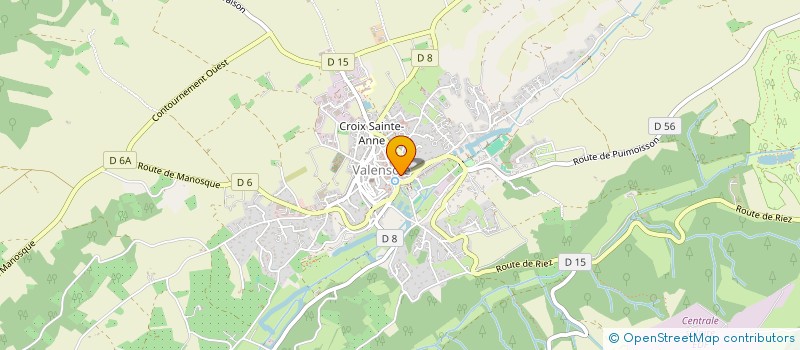 localisation de l'entreprise VIVRE AU SOLEIL à VALENSOLE