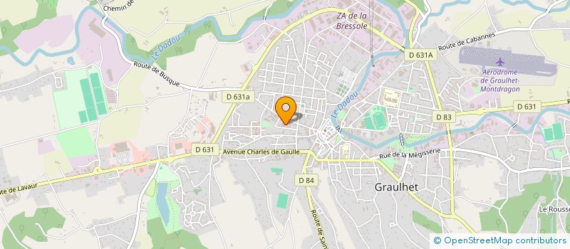 localisation de l'entreprise VIVRE AU VERT  GRAULHET