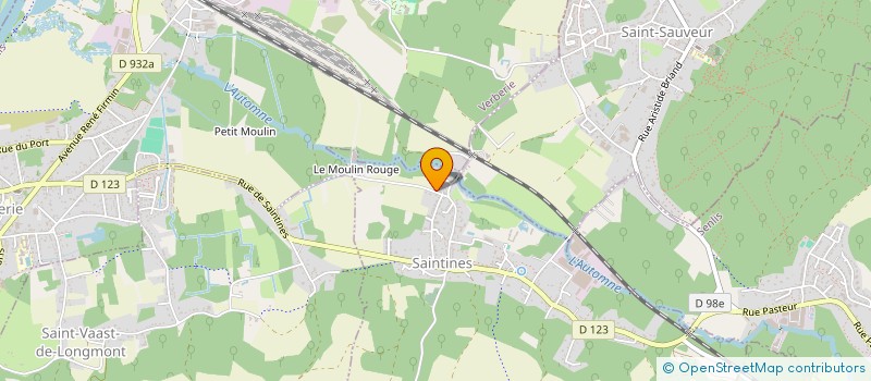 localisation de l'entreprise VIVRE AUTREMENT  SAINTINES