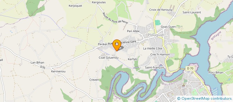 localisation de l'entreprise VIVRE AUTREMENT à PLOUGUIEL