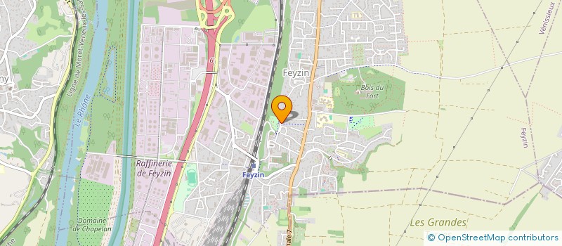 localisation de l'entreprise VIVRE AUTREMENT SES FORMES  FEYZIN