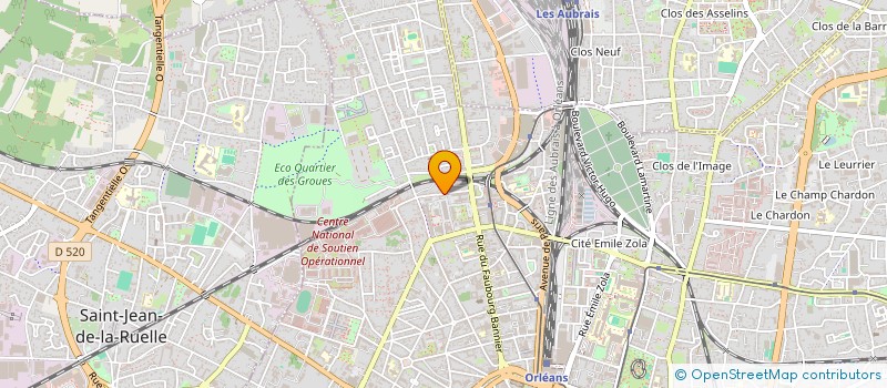 localisation de l'entreprise VIVRE AUTREMENT VOS LOISIRS à ORLEANS