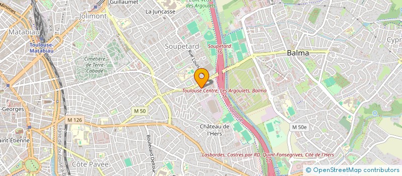 localisation de l'entreprise VIVRE AVEC, ASSOCIATION DE SOUTIEN DES PERSONNES EN DEUIL ET D'ACCOMPAGNEMENT DANS LES DEMARCHES à TOULOUSE