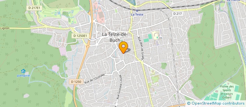 localisation de l'entreprise VIVRE & BATIR GASPAROTTO à LA TESTE-DE-BUCH