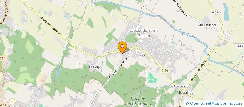 localisation de l'entreprise VIVRE BIEN CHEZ SOI à LABASTIDE-SAINT-SERNIN