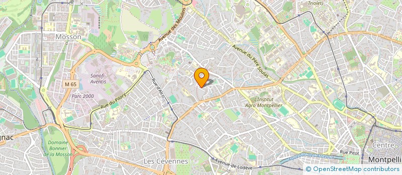localisation de l'entreprise VIVRE BIEN VIVRE MIEUX à MONTPELLIER