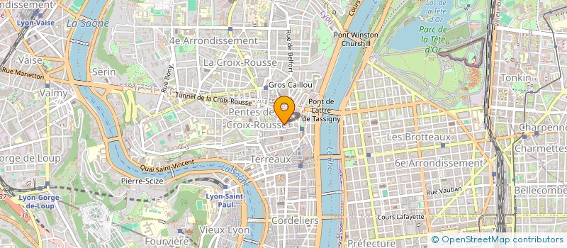 localisation de l'entreprise VIVRE COMME CA C'EST MOURIR D'AMOUR à LYON