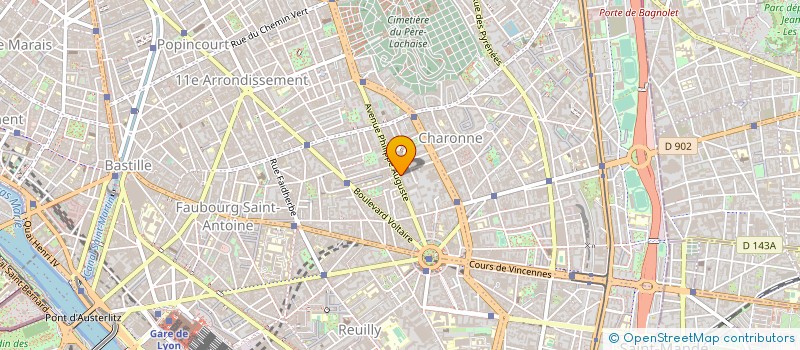 localisation de l'entreprise VIVRE ECO FRANCE à PARIS