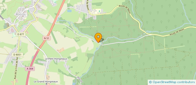 localisation de l'entreprise VIVRE EN B C D  ROCROI