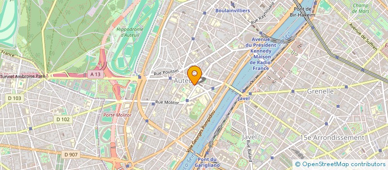 localisation de l'entreprise VIVRE EN EUROPE  PARIS