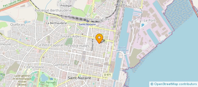 localisation de l'entreprise VIVRE EN HARMONIE SAINT-NAZAIRE  SAINT-NAZAIRE