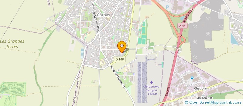 localisation de l'entreprise VIVRE EN MUSIQUE à CORBAS