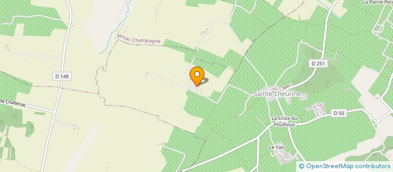 localisation de l'entreprise VIVRE EN PETITE CHAMPAGNE  SAINTE-LHEURINE