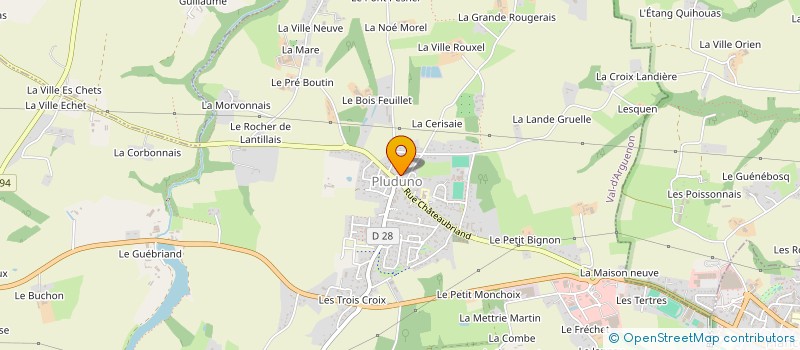 localisation de l'entreprise VIVRE EN ROSE ET BLEU  VAL-D'ARGUENON