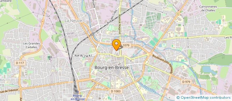 localisation de l'entreprise VIVRE EN VILLE 01 UNAFAM à BOURG-EN-BRESSE