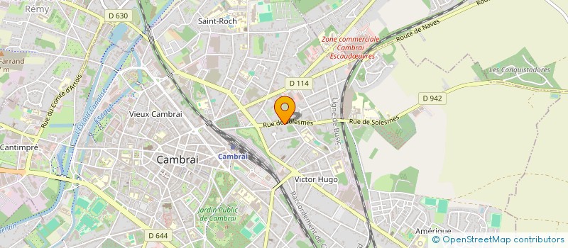 localisation de l'entreprise VIVRE ENSEMBLE  CAMBRAI