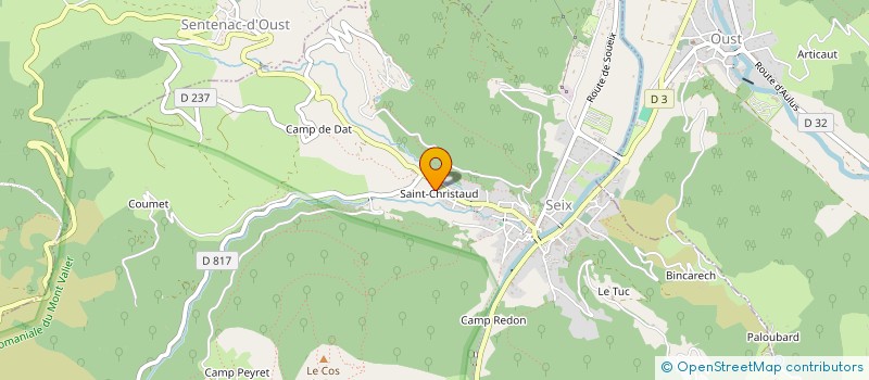 localisation de l'entreprise VIVRE ENSEMBLE à ERCE