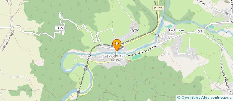 localisation de l'entreprise VIVRE ENSEMBLE à LAVOUTE-SUR-LOIRE
