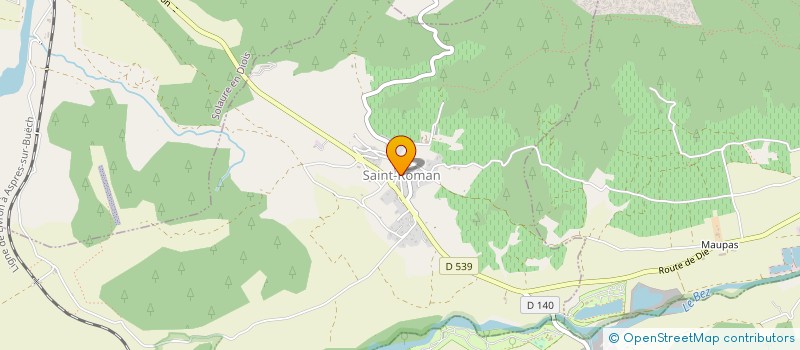 localisation de l'entreprise VIVRE ENSEMBLE A SAINT ROMAN  SAINT-ROMAN