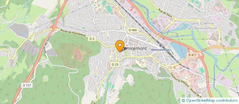 localisation de l'entreprise VIVRE ENSEMBLE-CAMP REMIREMONT  REMIREMONT