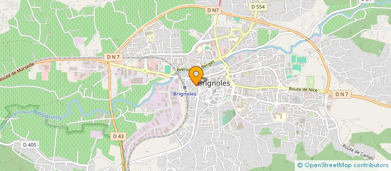 localisation de l'entreprise VIVRE ENSEMBLE EN PROVENCE à BRIGNOLES