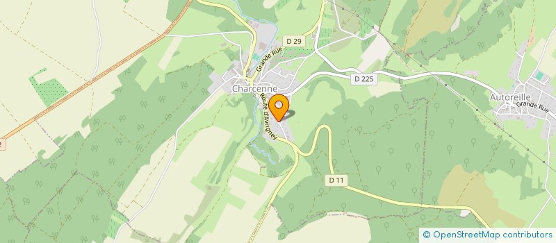 localisation de l'entreprise VIVRE ENSEMBLE POUR LA PAIX  CHARCENNE