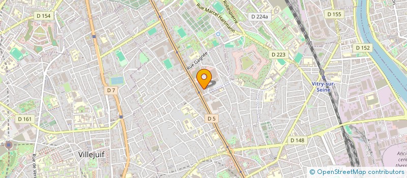 localisation de l'entreprise VIVRE ENSEMBLE SI ON REVAIT à VITRY-SUR-SEINE
