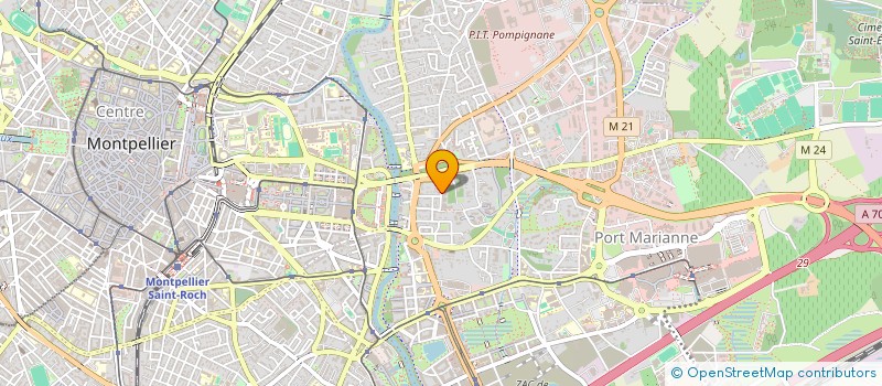 localisation de l'entreprise VIVRE ET BOUGER  MONTPELLIER