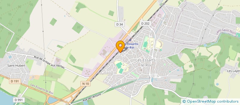 localisation de l'entreprise VIVRE ET SOURIRE à LES ESSARTS-LE-ROI