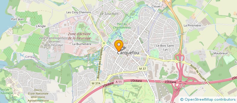 localisation de l'entreprise VIVRE ICI à CARQUEFOU