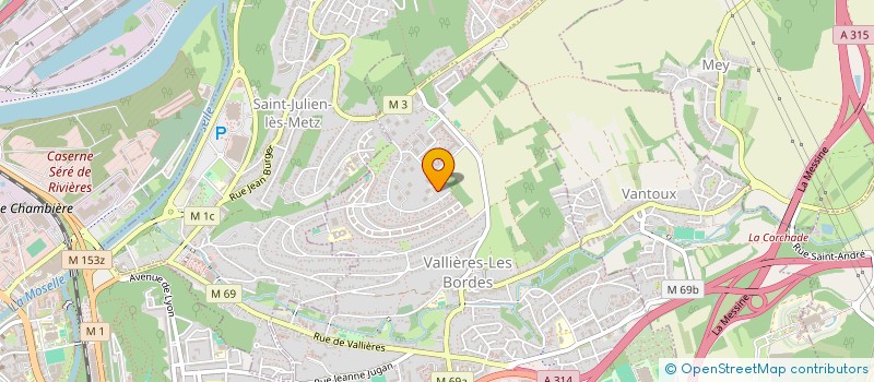 localisation de l'entreprise VIVRE ICI  METZ