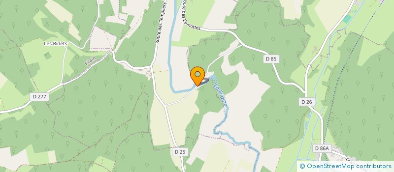 localisation de l'entreprise VIVRE ICI  VY-LES-FILAIN