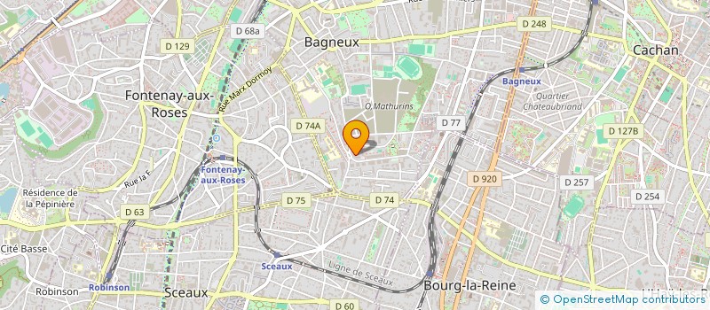 localisation de l'entreprise VIVRE-INSERTION à BAGNEUX