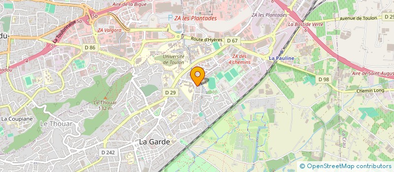 localisation de l'entreprise VIVRE L'INVISIBLE VALORISER RASSEMBLER ECHANGER à LA GARDE