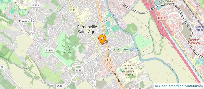 localisation de l'entreprise VIVRE LA GUITARE à RAMONVILLE-SAINT-AGNE